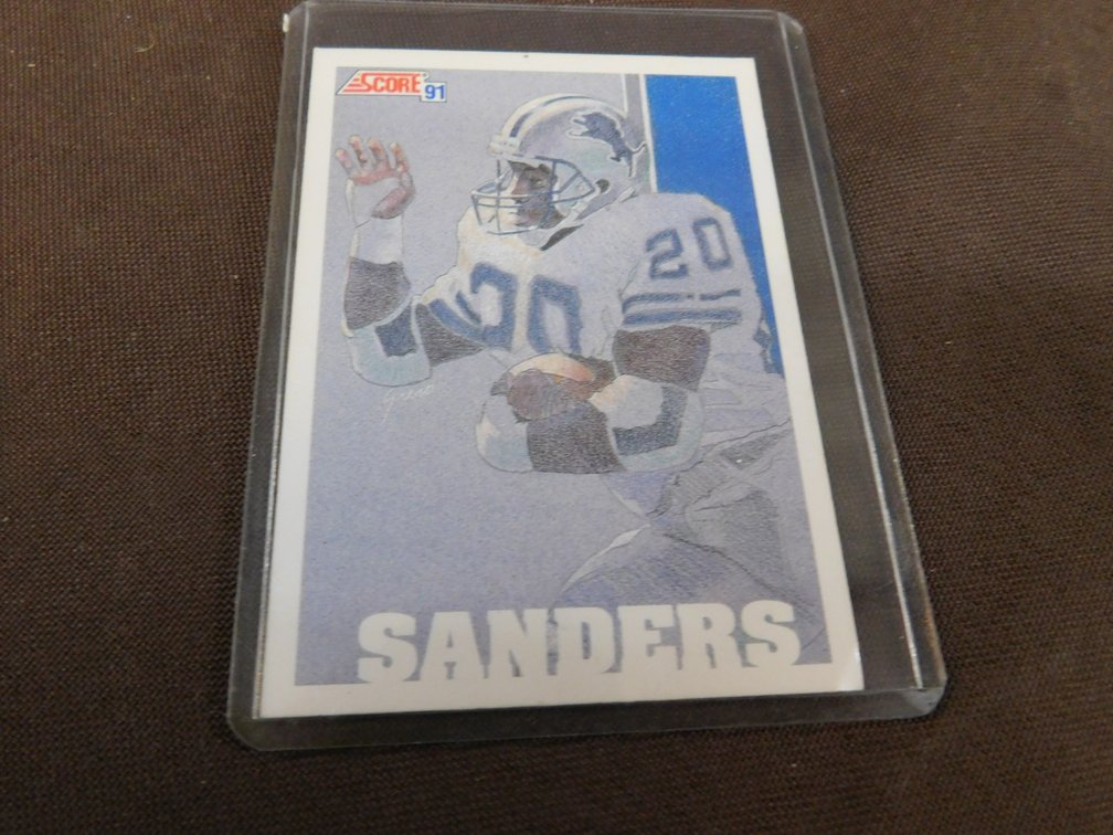 1991 Score Barry Sanders Card No. 637