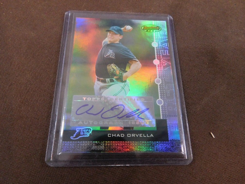 2005 Topps Chad Orvella Certified Autograph Issue Card No. 119   666/974
