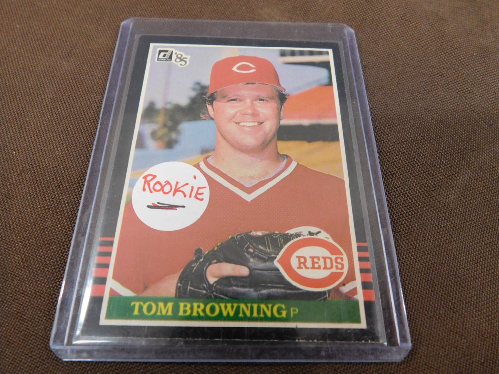 1984 Donruss Tom Browning Card No. 634