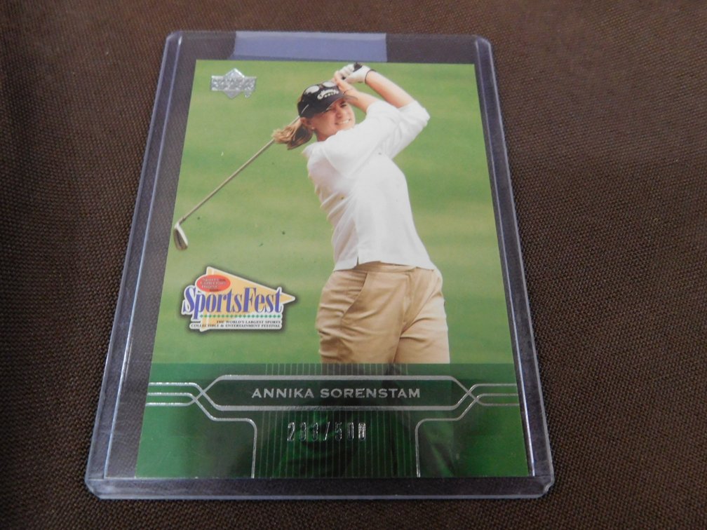 2004 Upper Deck Annika Sorenstam Card No. SF10