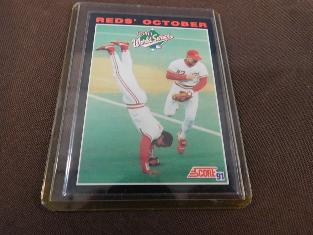 1991 Score Reds' October 1990 World Series 795