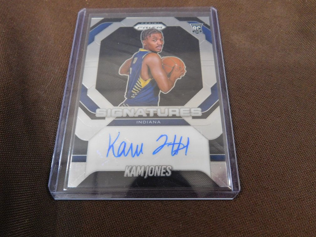 2026 Panini Prizm Autograph Kam Jones Card No. SIG-KAM