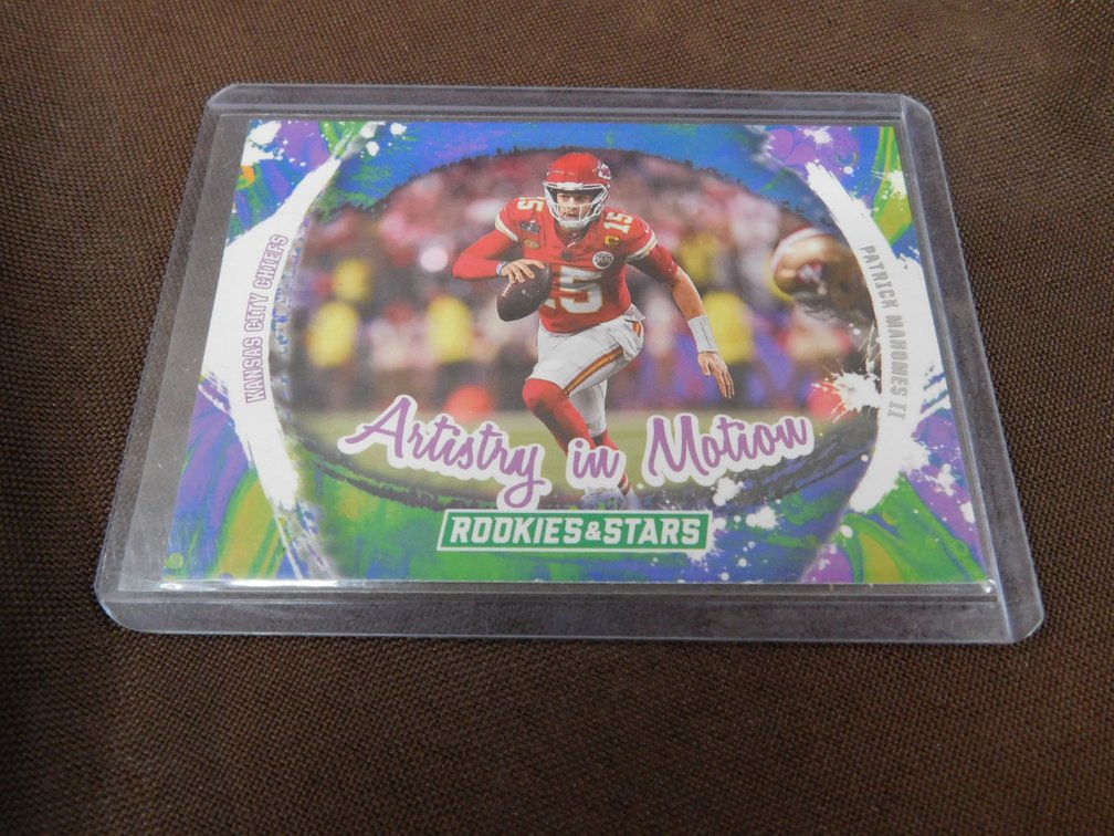 2024 Panini Artistry in Motion Rookie & Stars Patric Mahomes II Card No. AIM-PMS