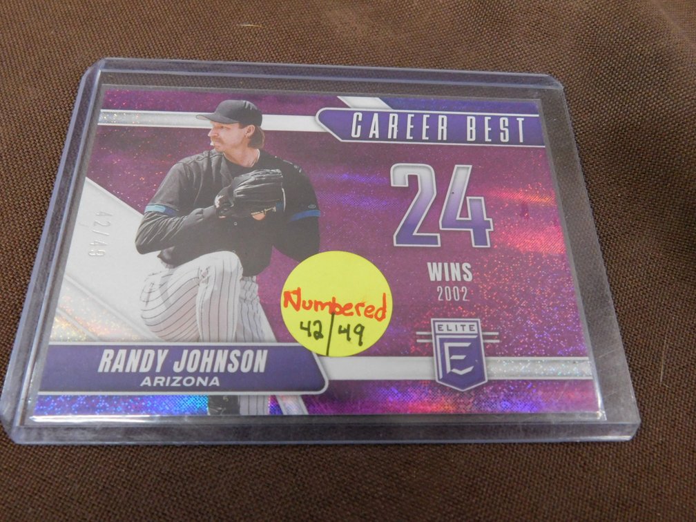 2026 Panini Elite Randy Johnson Card No. 18    42/49