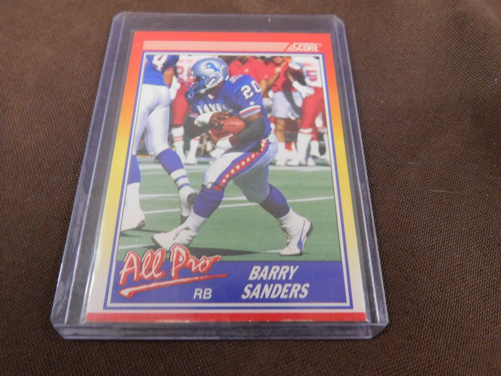 1990 Score All Pro Barry Sanders Card No. 580