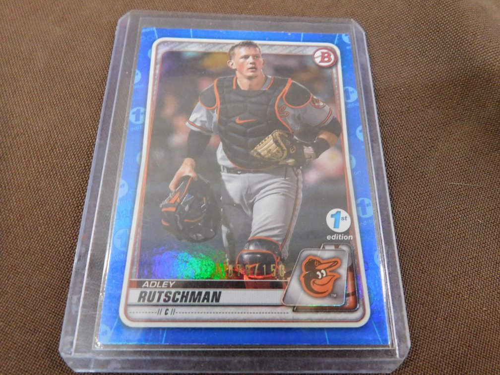 2020 Topps 1st Edition Adley Rutschman Card No. BD-154