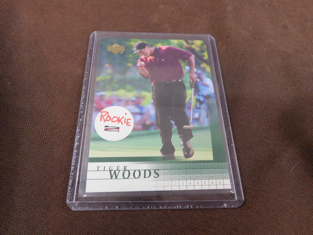 2001 Upper Deck Tiger Woods Card No. 1