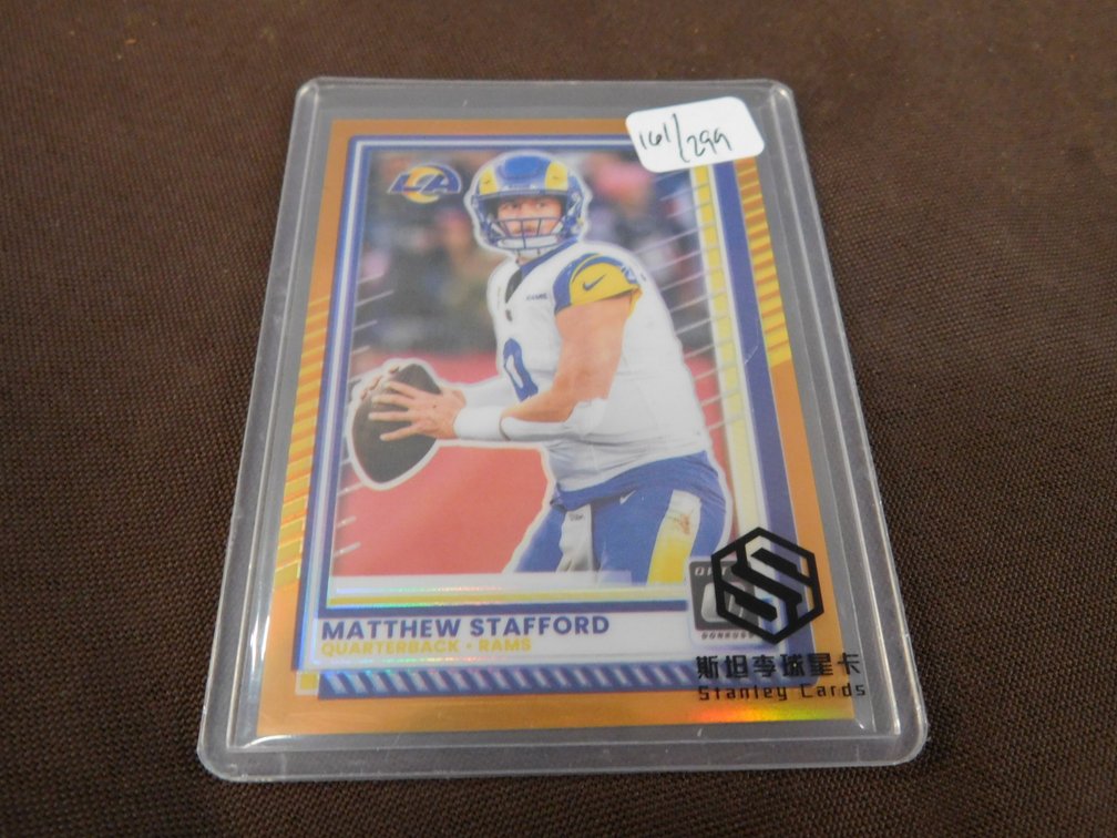 2025 Panini Natthew Stafford Card No. 198  161/299
