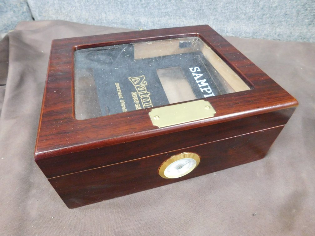Humidor Hygrometer Box 10 1/2" x 8 1/2" x 4"
