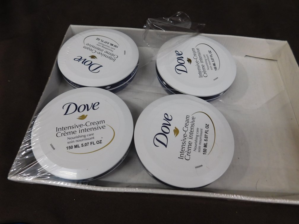 Four Dove Intensive Cream 5.07 FL Oz Containers