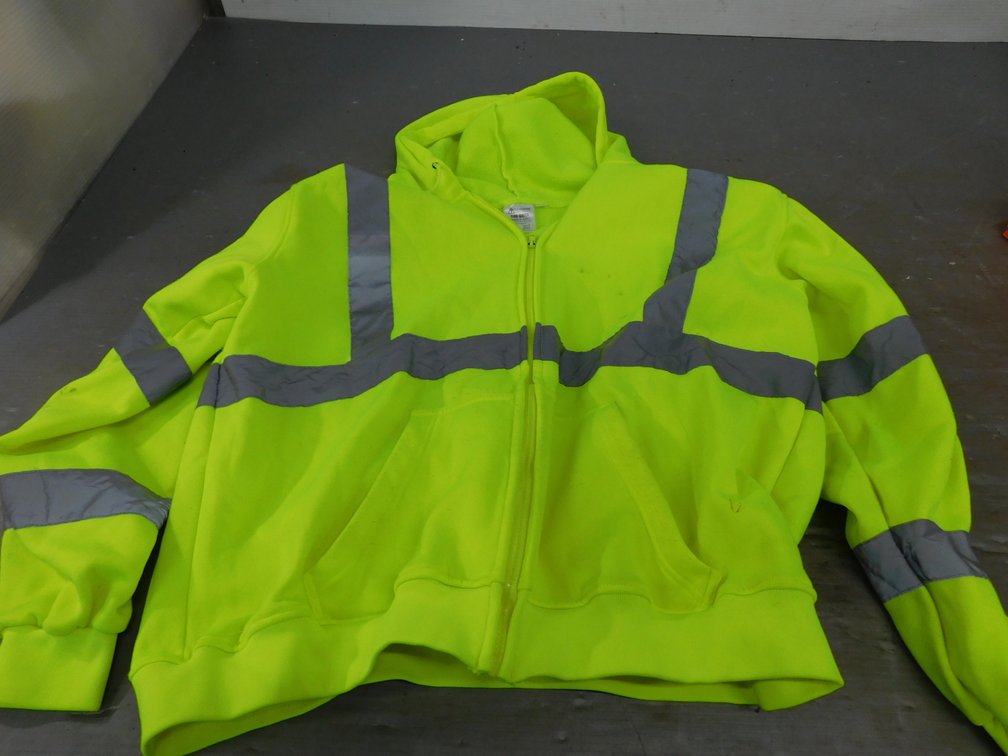 2Xl Hi Vise Zippered Jacket