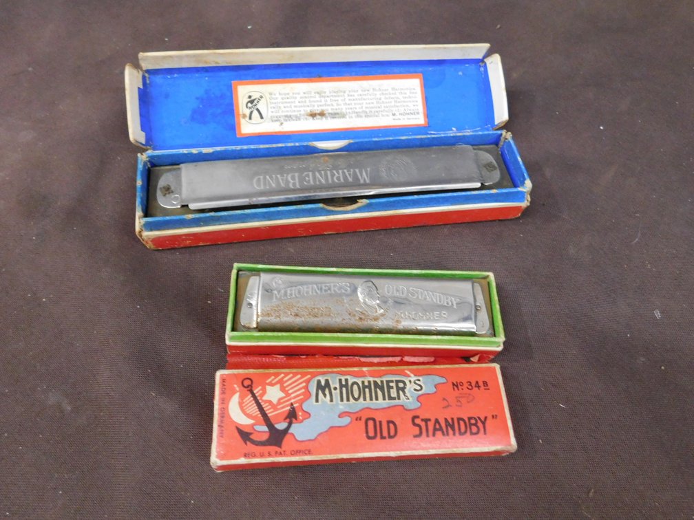 Two Vintage Harmonica's
