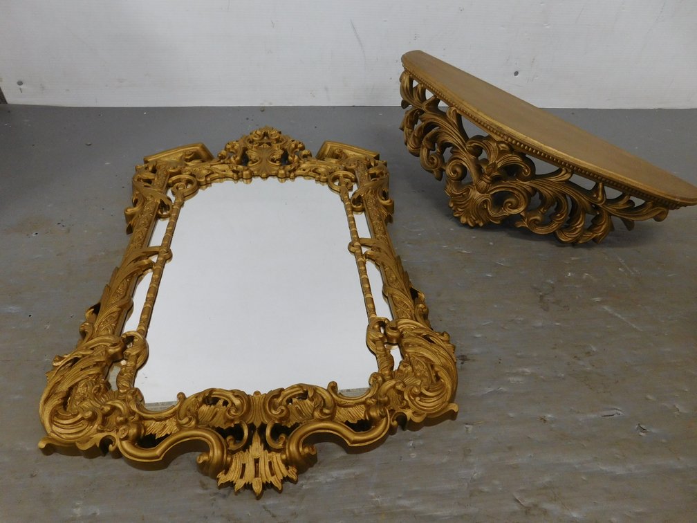 18" x 30" Mirror with Shelf