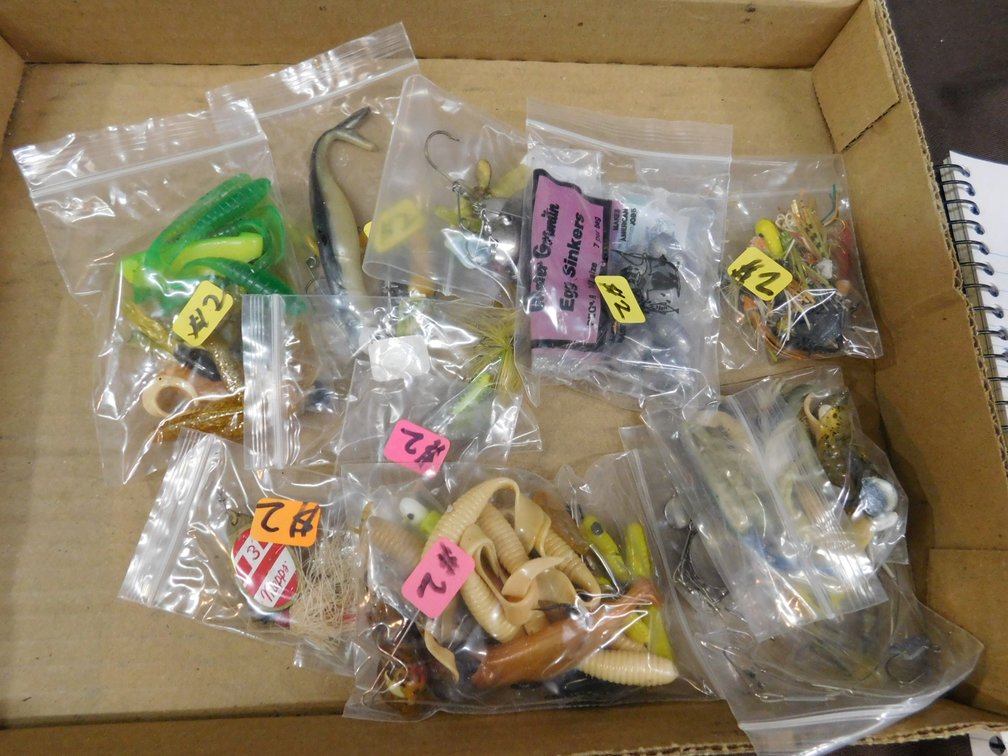 Fishing Lures, Bait, Sinkers