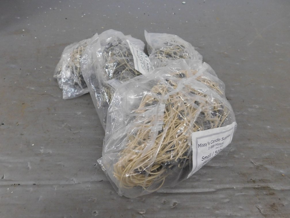 Large 6" Candle Wicks, 3" Candle Wicks