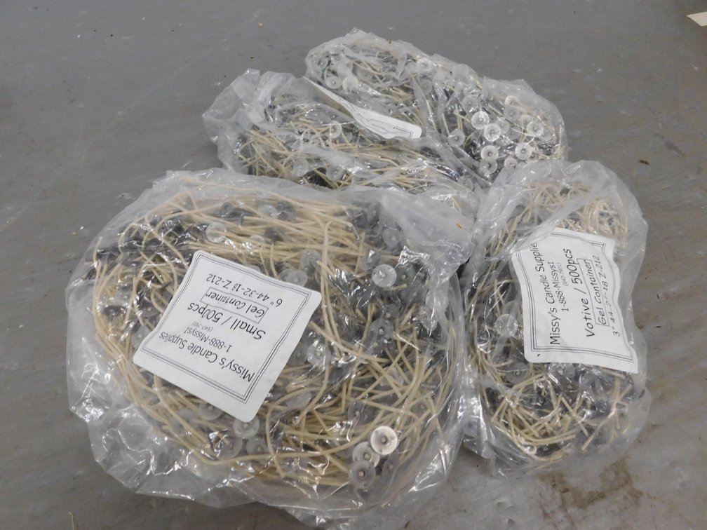 Three Packs 3" Candle Wicks, One Pack Candle Wicks