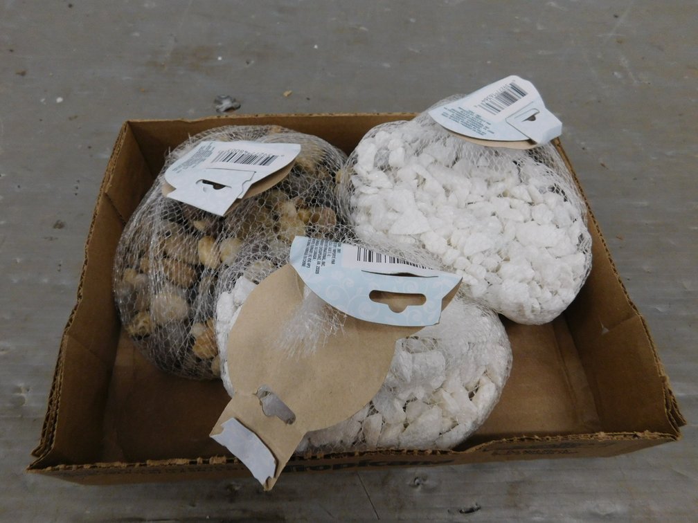 Three Bags of Decorative Accent Rocks