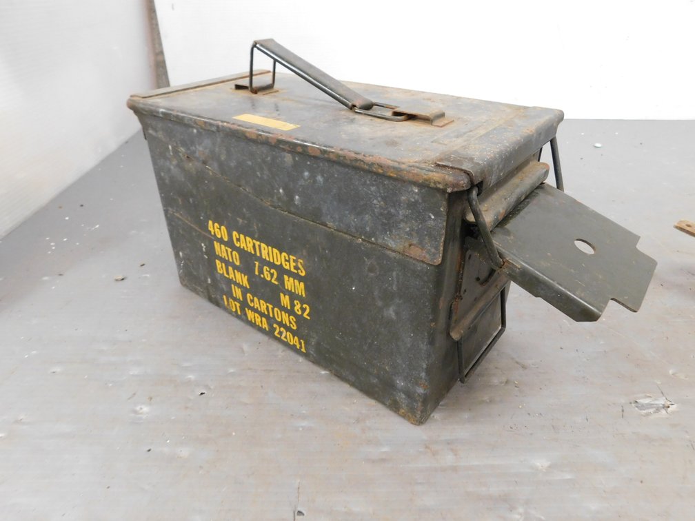 Metal Ammo Box 11" x 6" x 7"