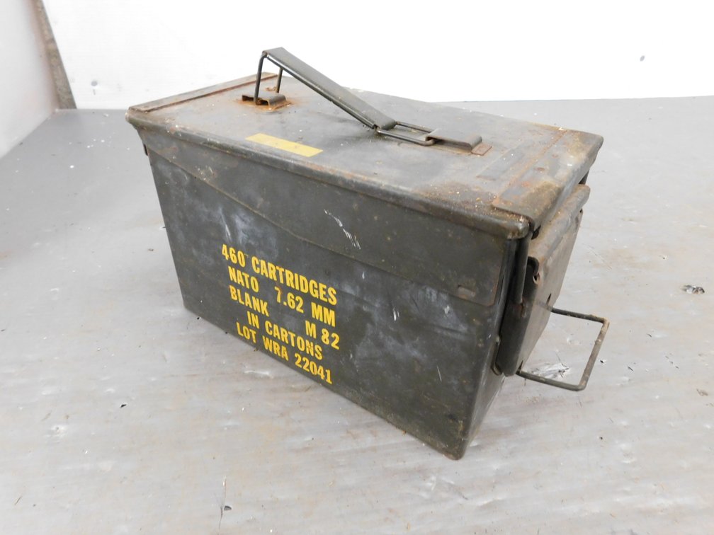 Metal Ammo Box 11" x 6" x 7"