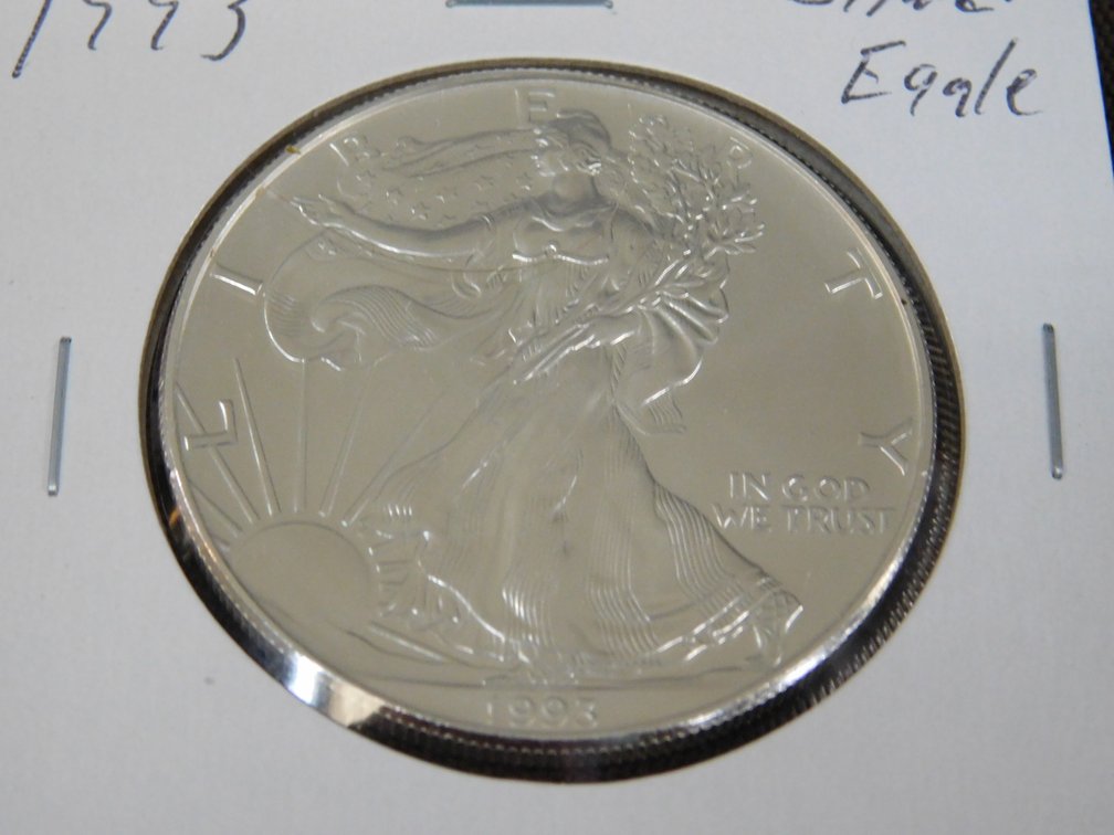 1993 American Silver Eagle 1 Ounce Silver