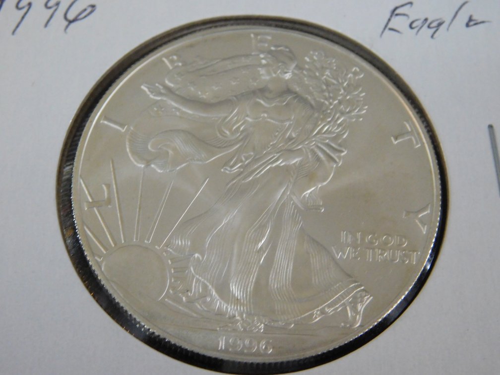 1996 American Silver Eagle 1 Ounce Silver