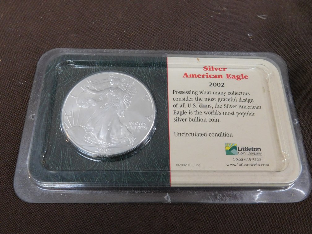 2002 American Silver Eagle 1 Ounce Silver