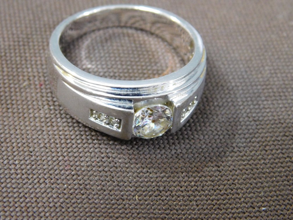 Sterling Silver Ring Size 10 3/4