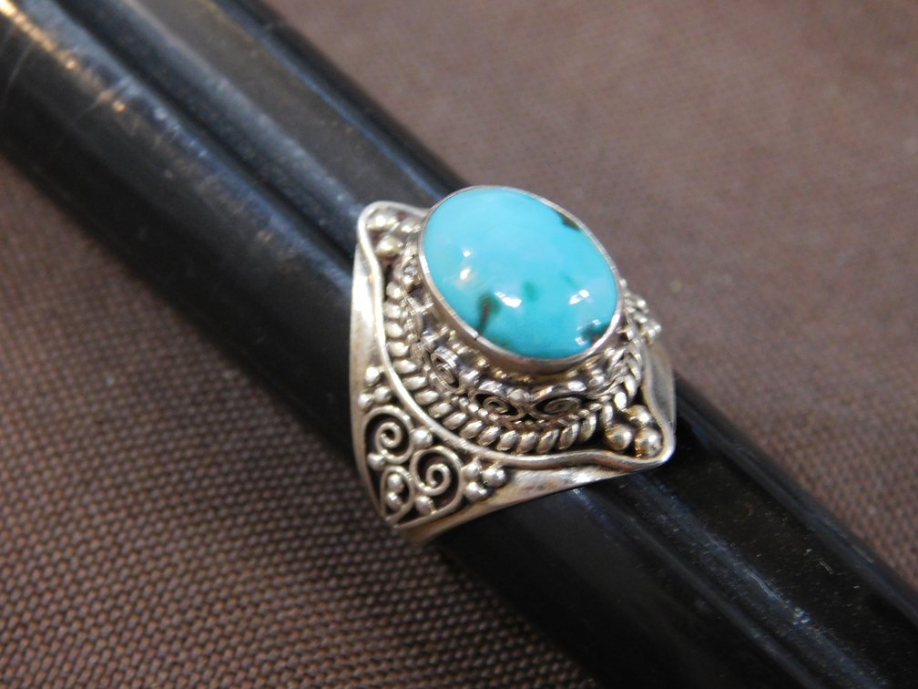 Sterling Silver Ring Size 6-7 Adjustable