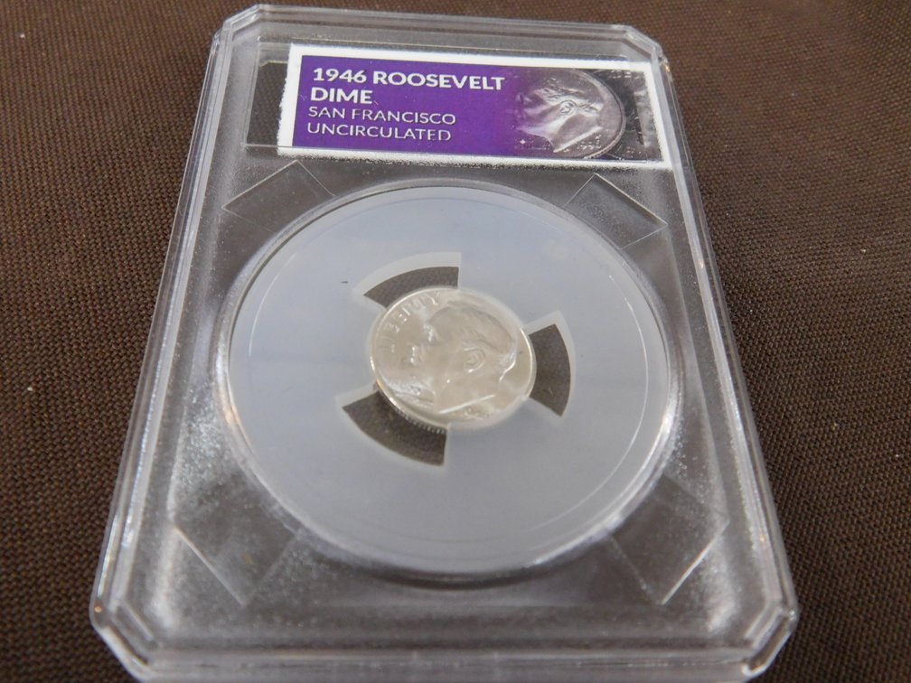 1946 S Roosevelt Dime UNC