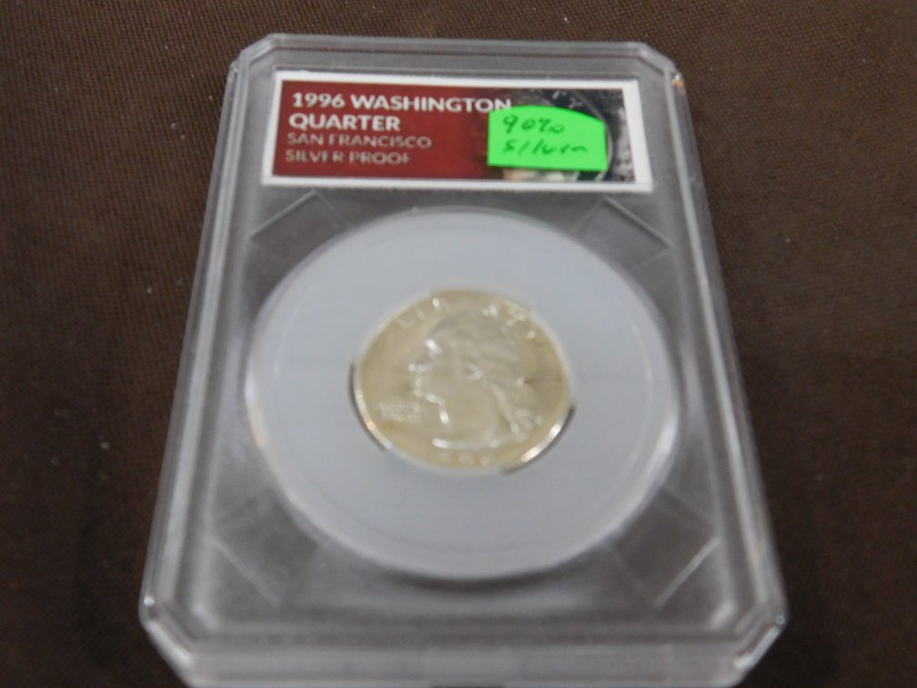 1996 S Washington Silver Proof Quarter 90% Silver