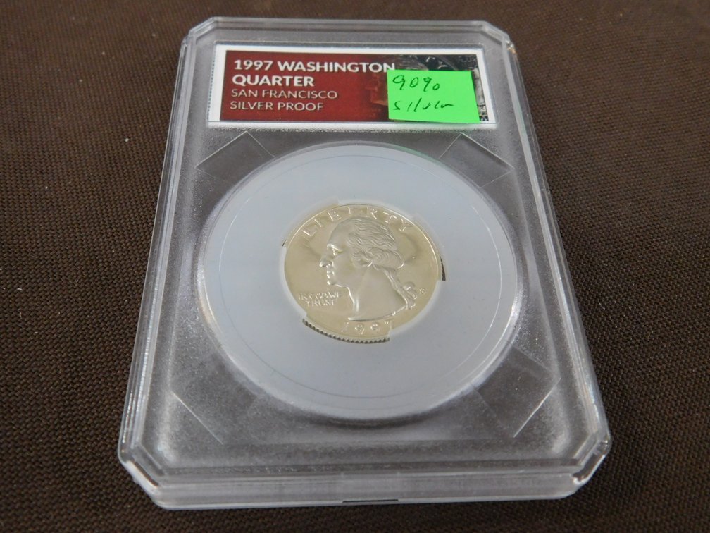 1997 S Washington Silver Proof Quarter 90% Silver