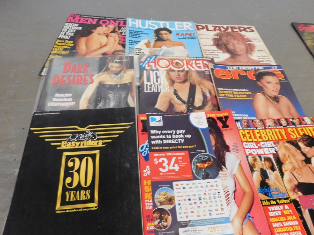 Lot of Assorted Adult Magazines, Must be 18 Years Old To Purchase