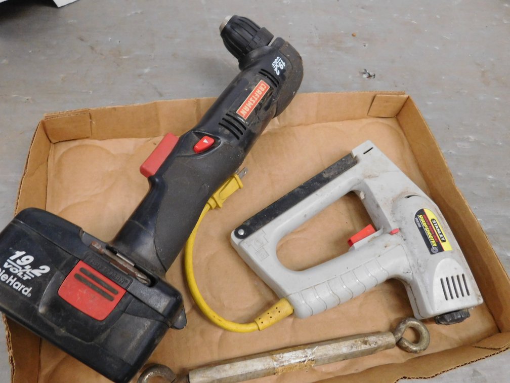 Stanley Sharp Shooter Staple Gun, Craftsman 19.2 Volt 3/8" Driver