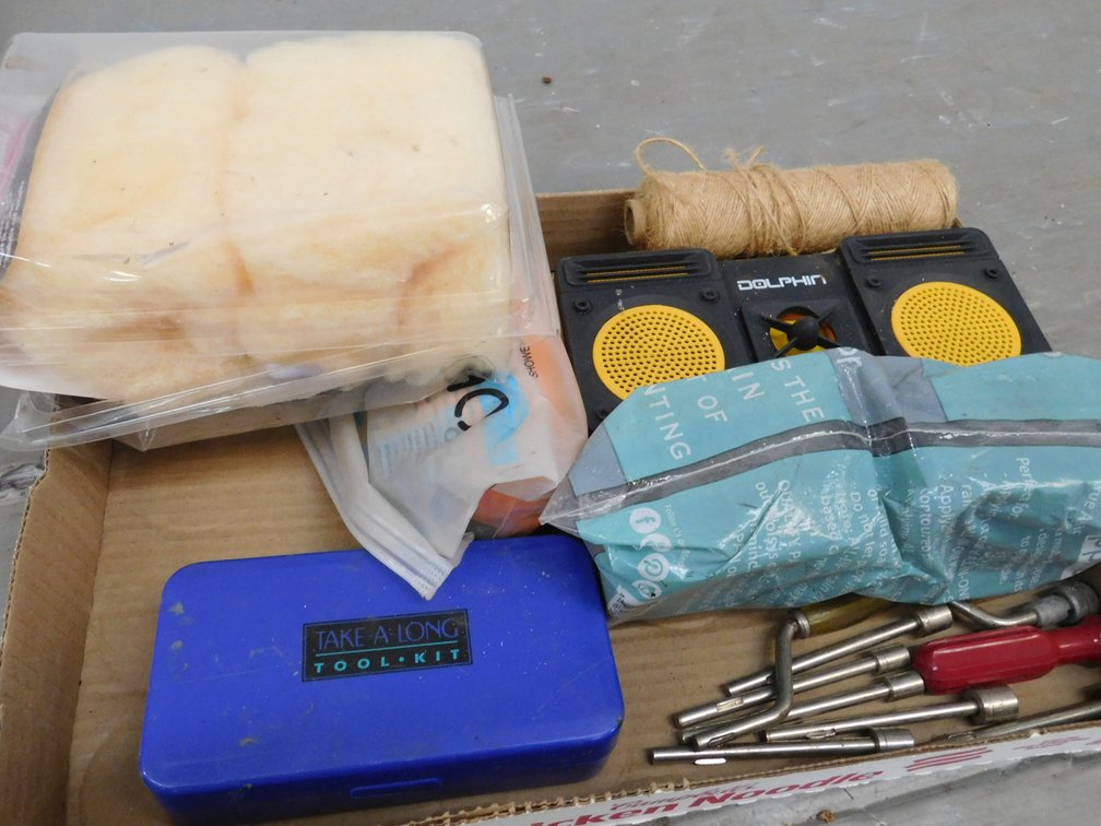 7" Polishing Bonnet, Jute Rope, Sponges etc.