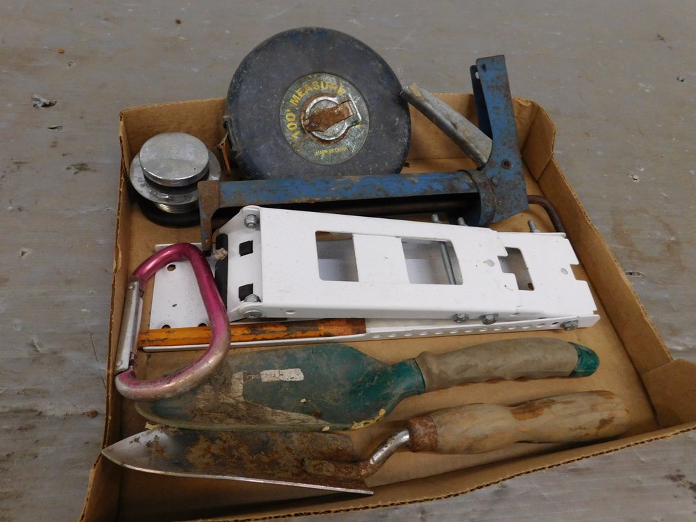 Tape Measure, Can Crusher, Caulk Gun etc.