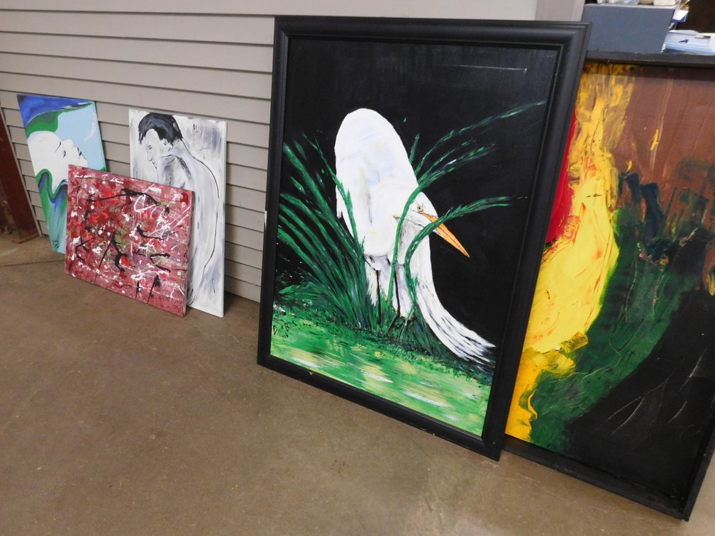Five Assorted Canvas Prints By Dick B