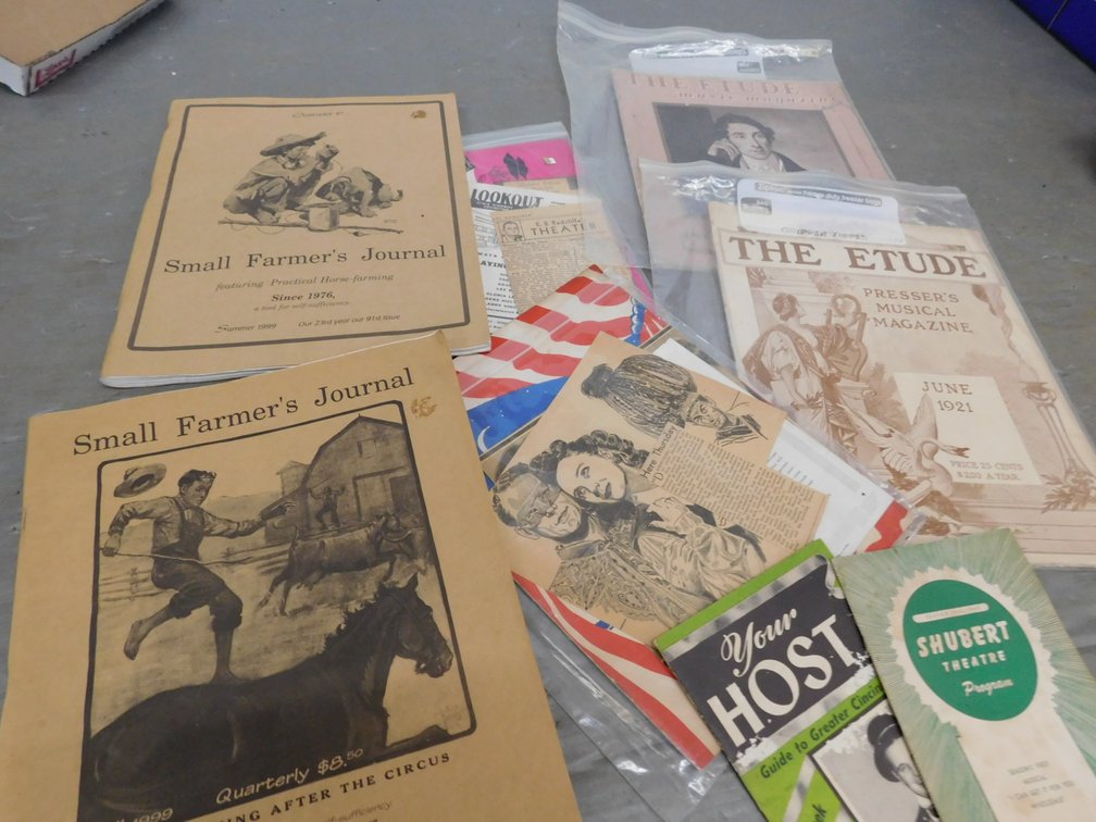 Small Farmers Journals, The Etude Music Magazine etc.