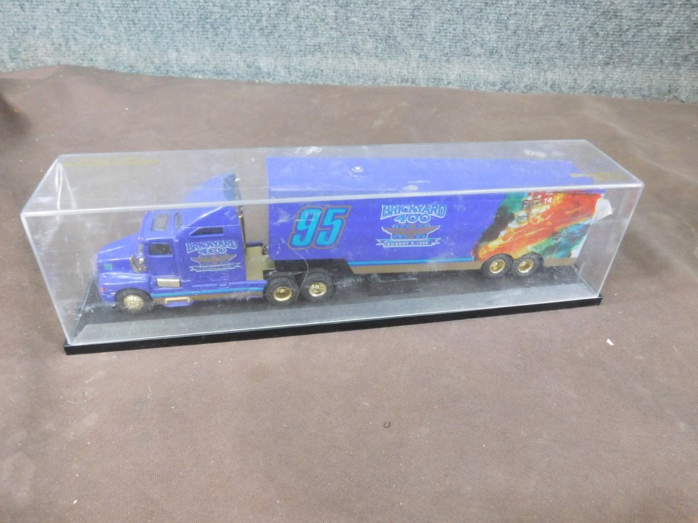1995 Brickyard 400 #95 Truck and Trailer in Display Box