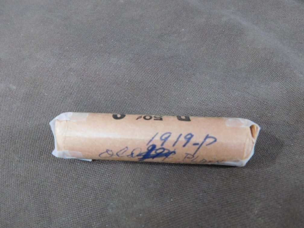 Roll Of 50 1919-P Wheat Cents
