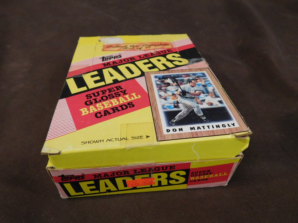 Unopened 1987 Topps Box of Glossy Baseball Cards