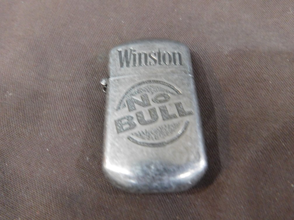 Vintage Metal Winston Cigarette Lighter, "unused"