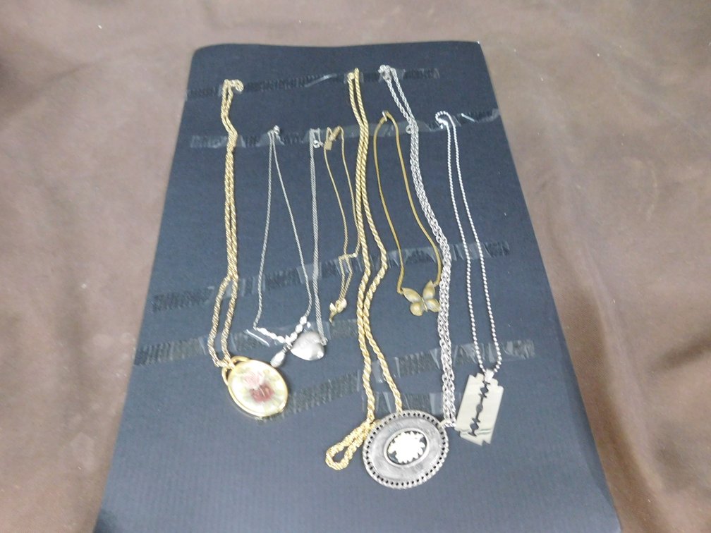 Eight Assorted Costume Jewelry Necklaces