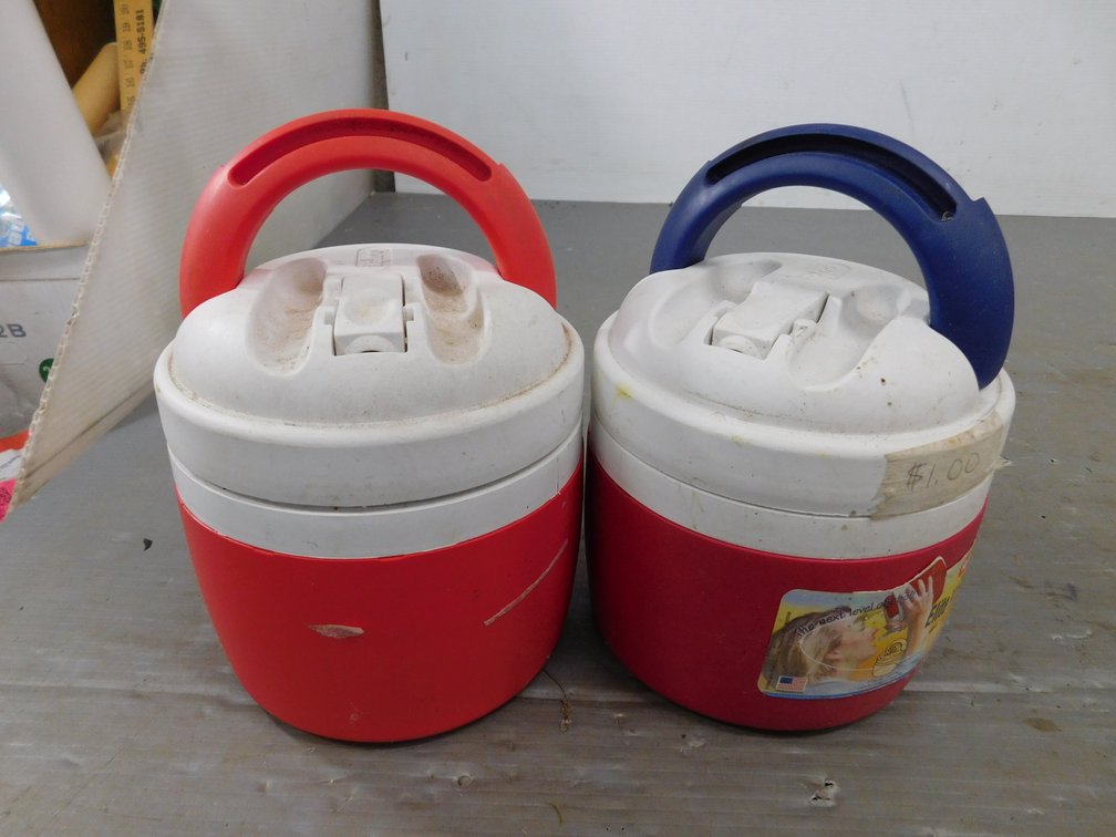 Two 1/2 Gallon Igloo Beverage Coolers