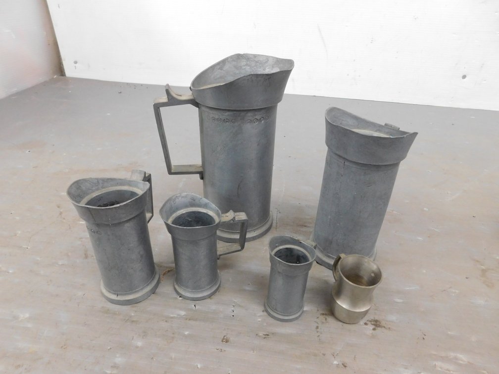Assorted Pewter Pitchers