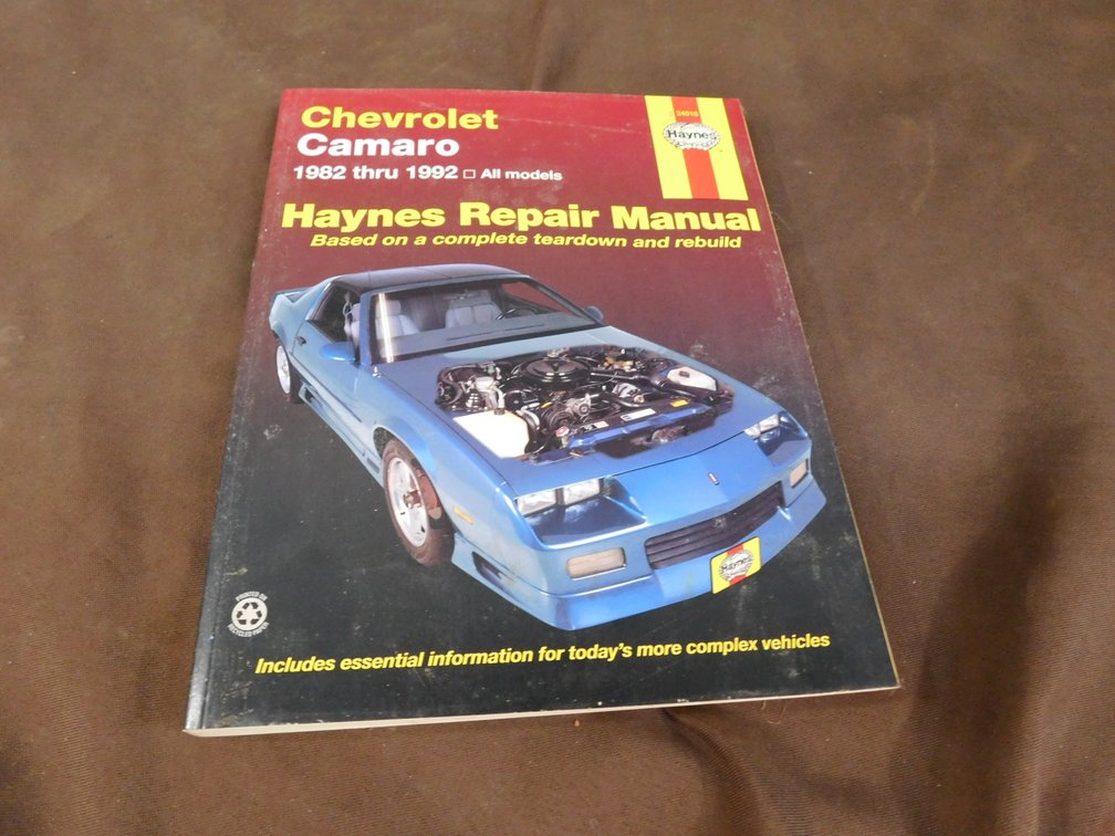 Chevrolet Camaro 1982-1992 Haynes Repair Manual