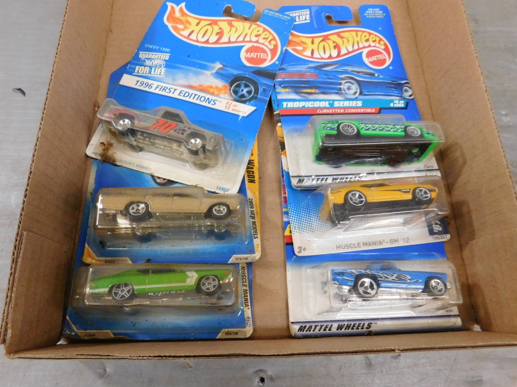 Six Hot Wheels Die Cast Cars, IN Sealed Packages