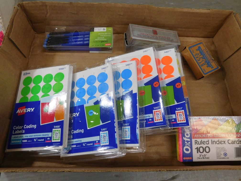 Color Coding Labels, Mechanical Pencils, Index Cards
