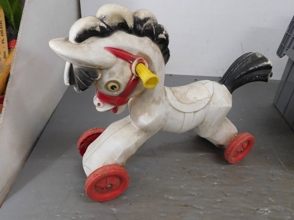 Vintage Pony Ride On Toy