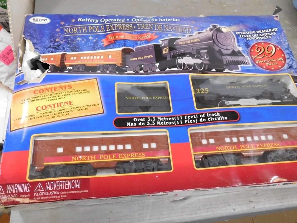 Battery Operated North Pole Express Train Set