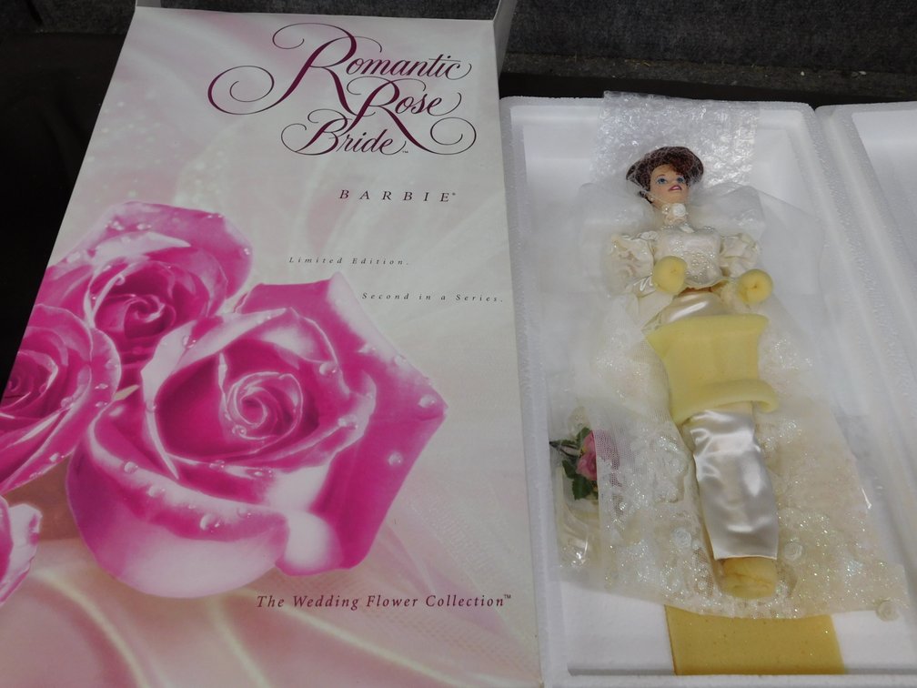 Romantic Rose Bride Barbie Limited Edition The Wedding Flower Collection Mattel 14541